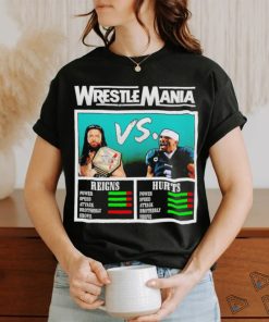 Roman Reigns vs Hurts WrestleMania 40 shirt