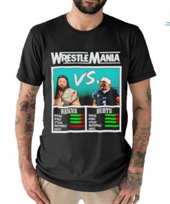 Roman Reigns vs Hurts WrestleMania 40 shirt