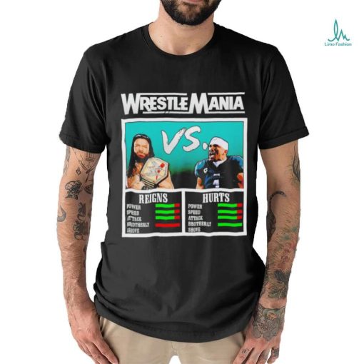 Roman Reigns vs Hurts WrestleMania 40 shirt