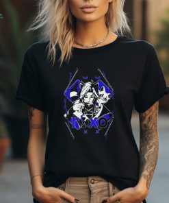 Roxoah Indigo Raccoon Black Shirt