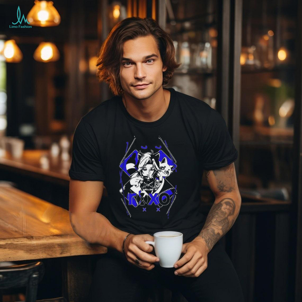 Roxoah Indigo Raccoon Black Shirt Roxoah Indigo Raccoon Black Shirt