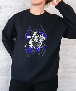Roxoah Indigo Raccoon Black Shirt