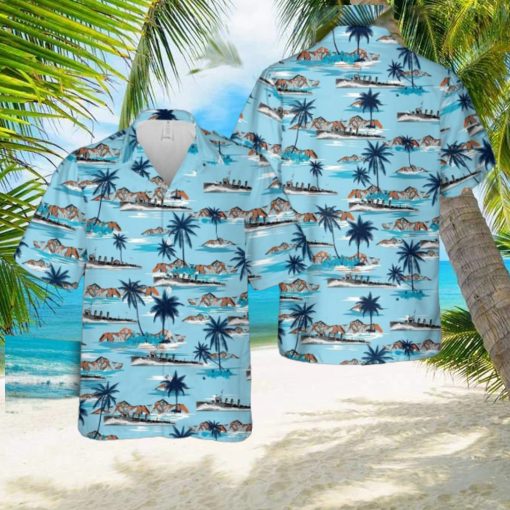 Royal Navy HMS Marmion (1915) Hawaiian Shirt Beach Hoilday Summer Gift