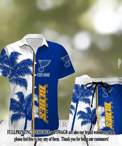 ST. LOUIS BLUES NHL Casual Hawaiian Shirt