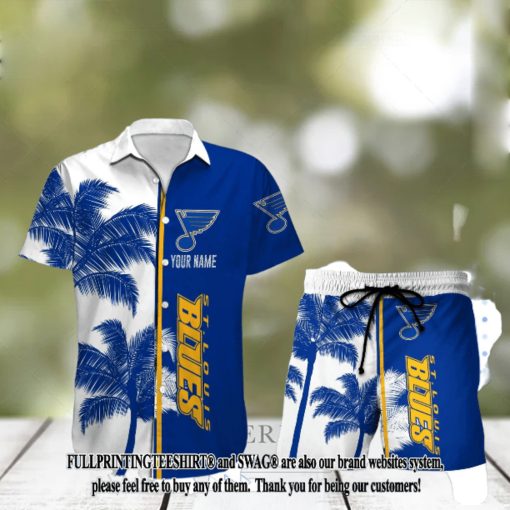 ST. LOUIS BLUES NHL Casual Hawaiian Shirt