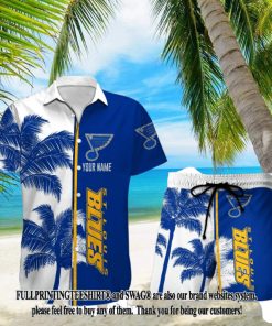 ST. LOUIS BLUES NHL Casual Hawaiian Shirt