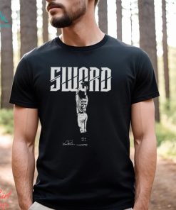 SWORD TREVOR BAUER LA DODGERS SIGNATURE SHIRT