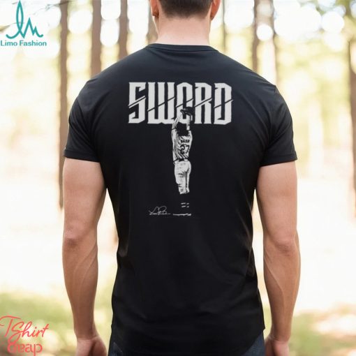 SWORD TREVOR BAUER LA DODGERS SIGNATURE SHIRT