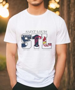 Saint Louis sports teams hockey soccer and baseball 2024 shirt