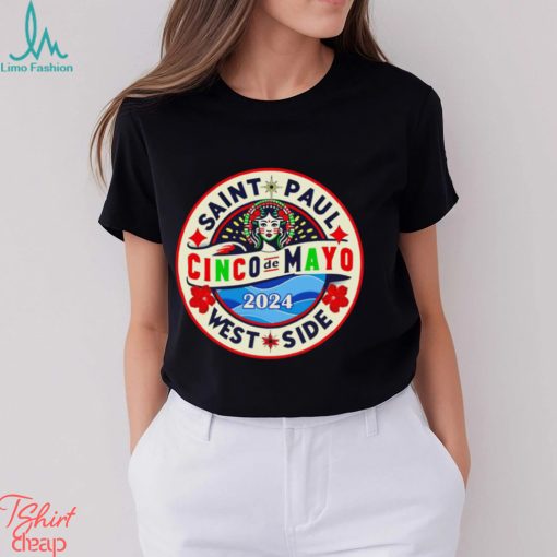 Saint Paul West Side Cinco de Mayo 2024 logo shirt