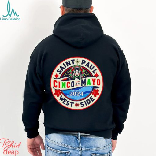 Saint Paul West Side Cinco de Mayo 2024 logo shirt