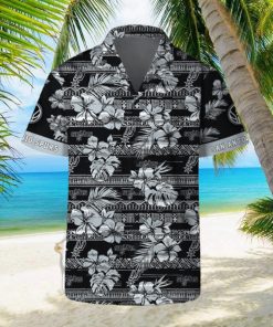 San Antonio Spurs Hawaii Set Pattern Vintage 3D Hawaiian Shirt And Shorts