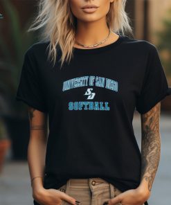 San Diego Toreros Arch Softball Performance T Shirt
