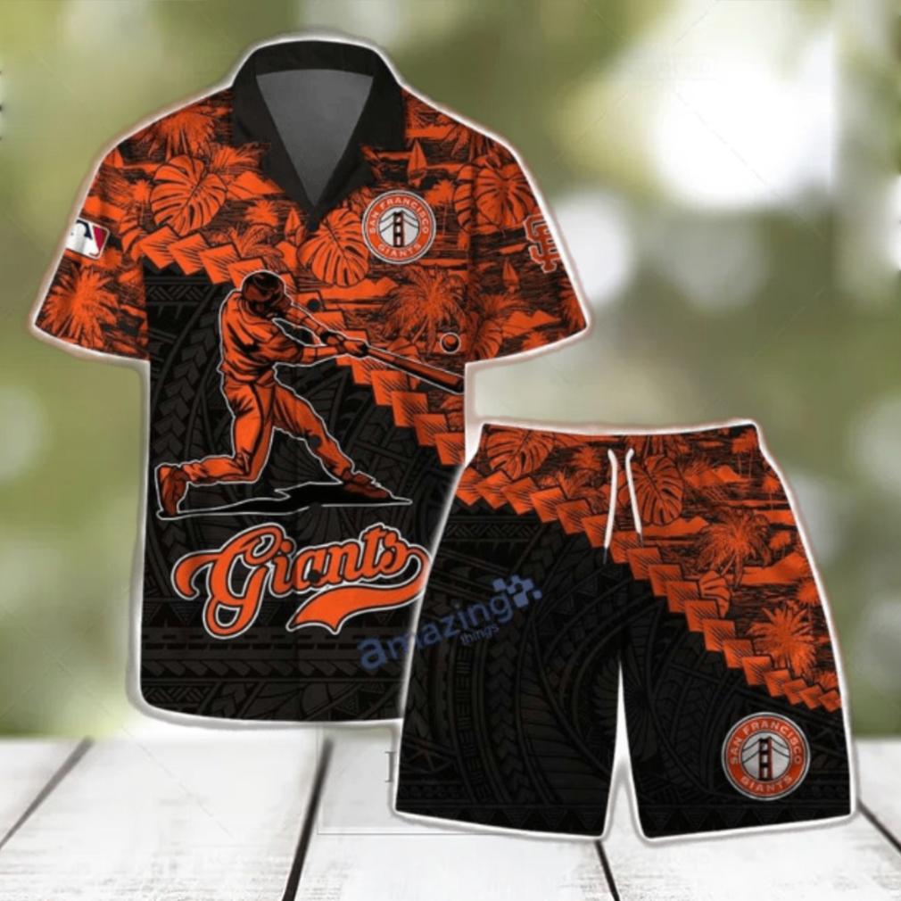 San Francisco Giants MLB Flower 3D Life Style Summer Hawaiian Shirt & Short San Francisco Giants MLB Flower 3D Life Style Summer Hawaiian Shirt & Short