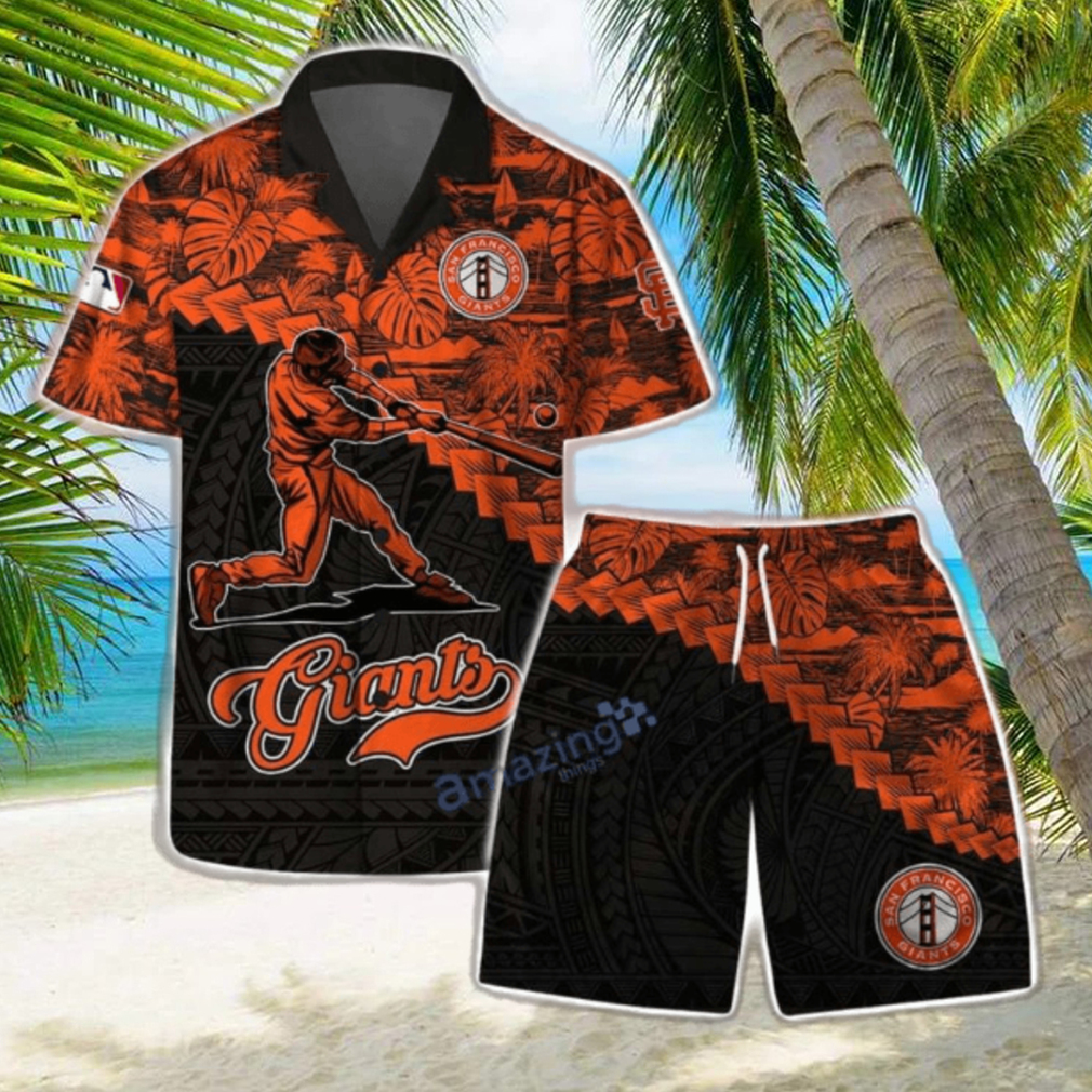San Francisco Giants MLB Flower 3D Life Style Summer Hawaiian Shirt & Short San Francisco Giants MLB Flower 3D Life Style Summer Hawaiian Shirt & Short
