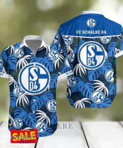 Schalke 04 Hawaiian Shirt Beach Tropical Leaf For Men Women Fans