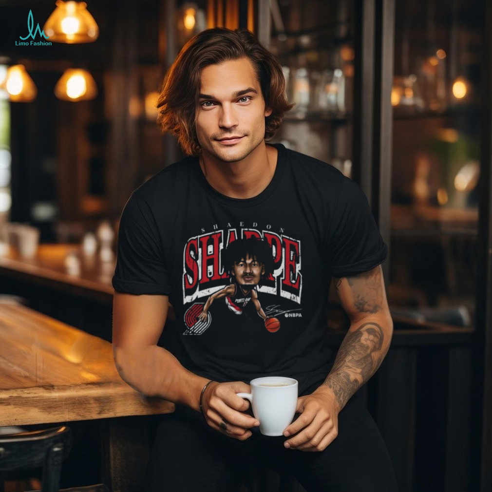 Shaedon Sharpe Portland Trail Blazers Cartoon T Shirt Shaedon Sharpe Portland Trail Blazers Cartoon T Shirt