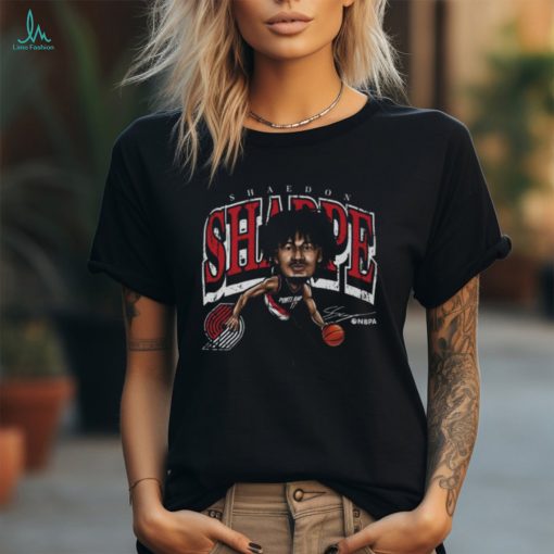Shaedon Sharpe Portland Trail Blazers Cartoon T Shirt