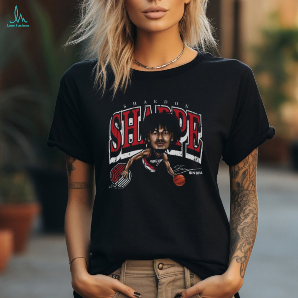 Shaedon Sharpe Portland Trail Blazers Cartoon T Shirt Shaedon Sharpe Portland Trail Blazers Cartoon T Shirt