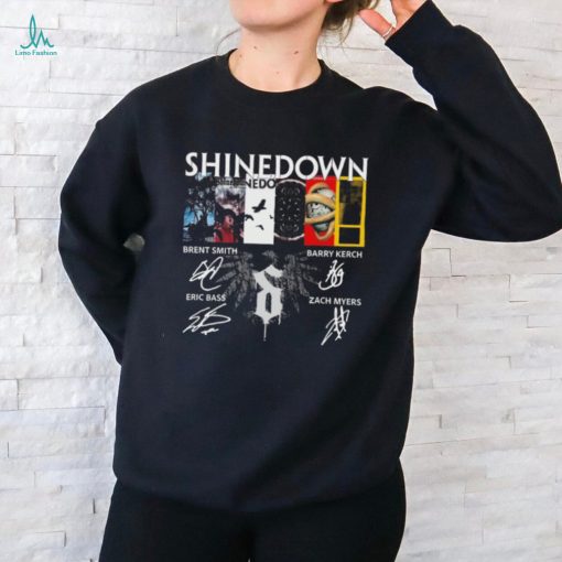 Shinedown Band Tour 2024 Signatures Shirt