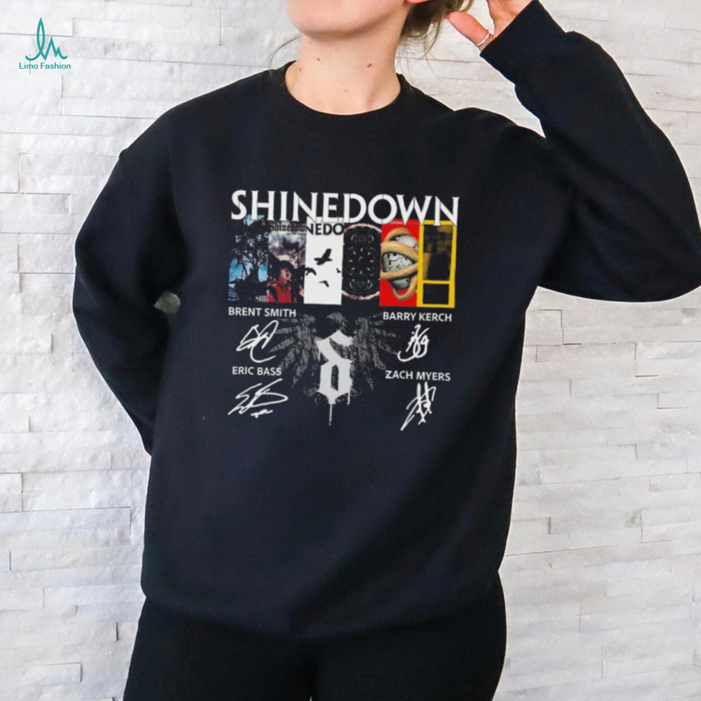 Shinedown Band Tour 2024 Signatures Shirt Shinedown Band Tour 2024 Signatures Shirt