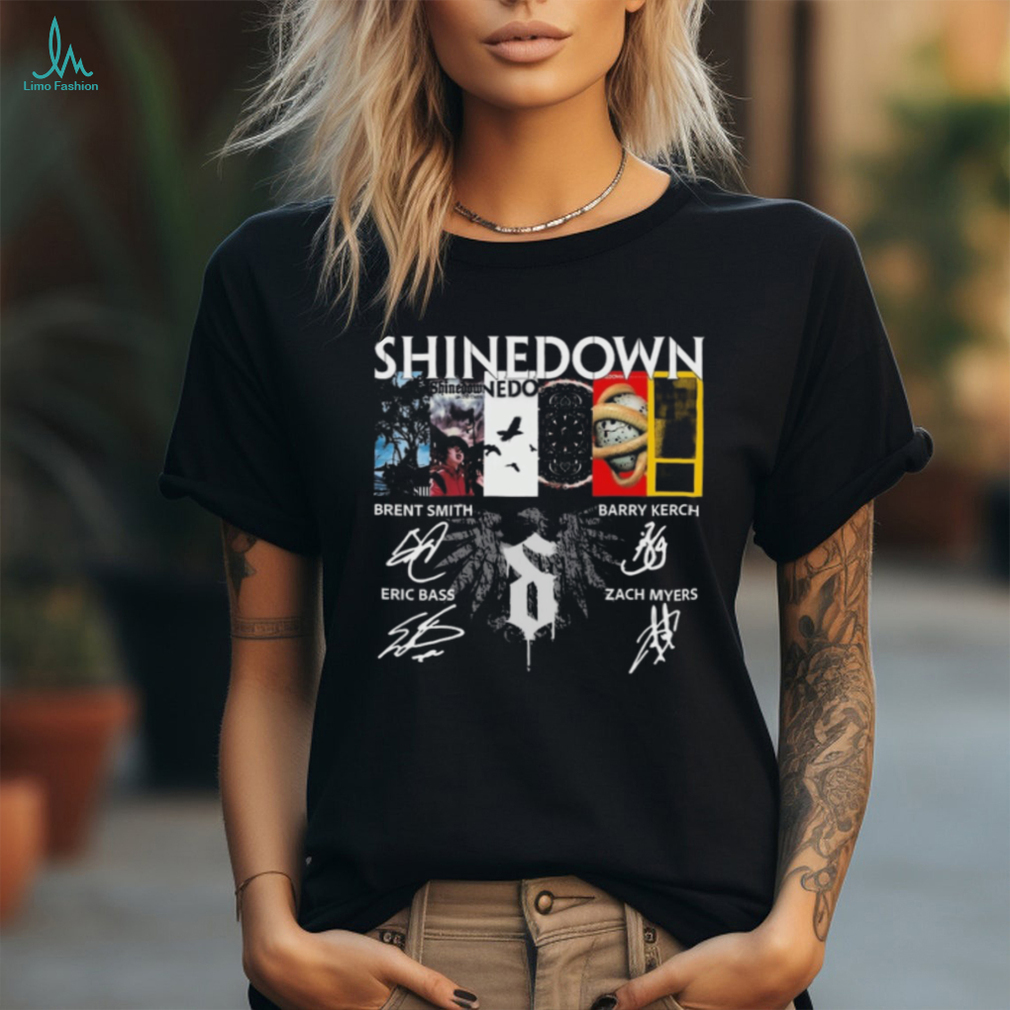 Shinedown Band Tour 2024 Signatures Shirt Shinedown Band Tour 2024 Signatures Shirt