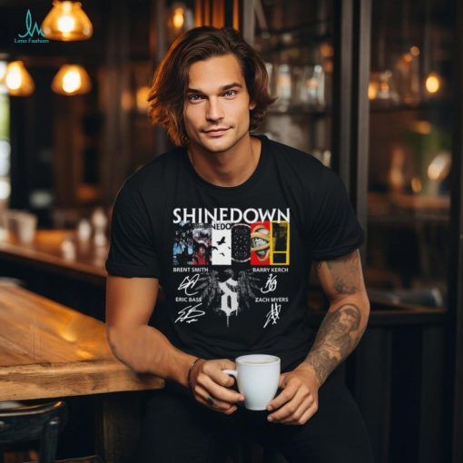 Shinedown Band Tour 2024 Signatures Shirt