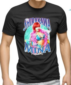 Shirakawa Mina Stardom graphic shirt