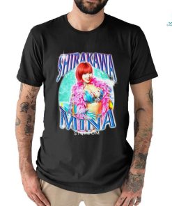 Shirakawa Mina Stardom graphic shirt