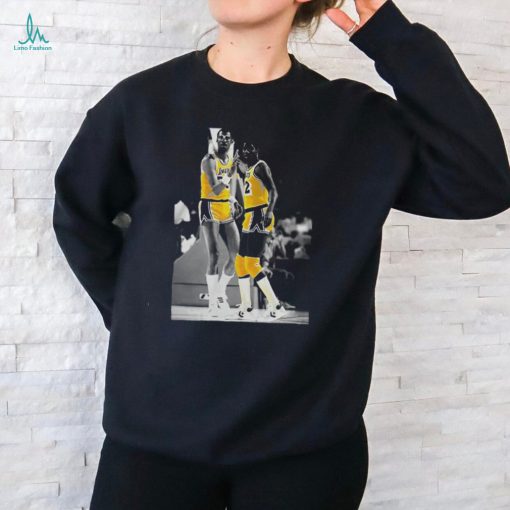 Showtime Lake Show Magic Johnson Kareem Abdul Jabbar Legends Basketball Fan T Shirt