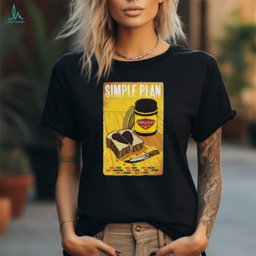 Simple Plan April 11 2024 John Cain Arena Melbourne Aus T shirt