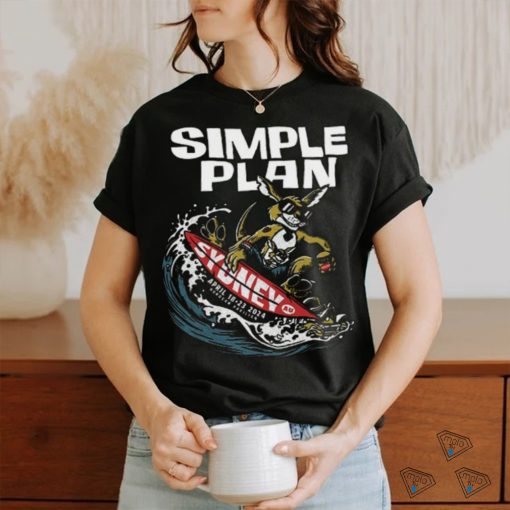 Simple Plan April 18 23, 2024 Hordern Pavilion Sydney AU Limited T Shirts