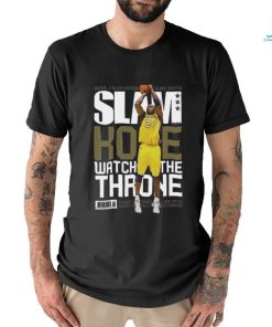 Slam Cover With Kobe Bryant Watch The Throne T Shirt