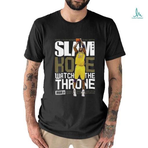 Slam Cover With Kobe Bryant Watch The Throne T Shirt