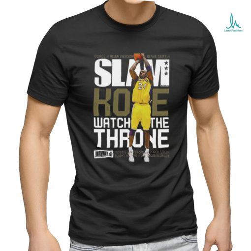 Slam Cover With Kobe Bryant Watch The Throne T Shirt