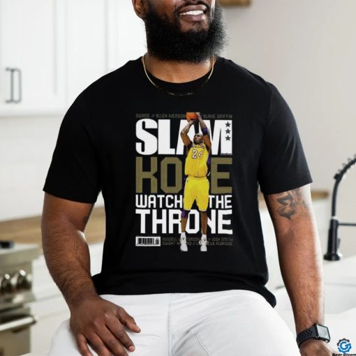 Slam Cover With Kobe Bryant Watch The Throne T Shirt