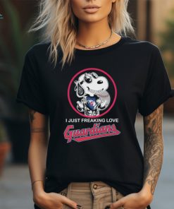 Snoopy I Just Freaking Love Cleveland Guardians Shirt
