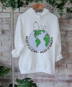 Snoopy Keep It Clean Keep It Green Earth Day Shirt