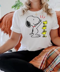 Snoopy and Woodstock Peanuts cartoon shirt