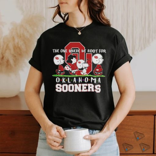Snoopy and Woodstock Peanuts the one where we root for Oklahoma Sooners shirt