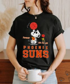 Snoopy and Woodstock Phoenix Suns forever win or lose 2024 shirt