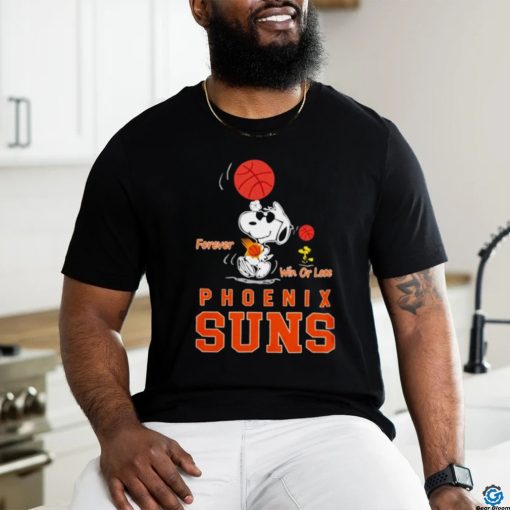 Snoopy and Woodstock Phoenix Suns forever win or lose 2024 shirt