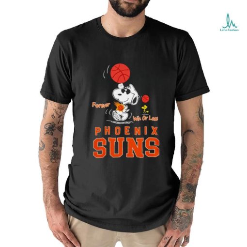 Snoopy and Woodstock Phoenix Suns forever win or lose 2024 shirt