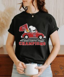Snoopy and Woodstock South Carolina Gamecocks 2024 Women’s Basketball National Champions Shirt