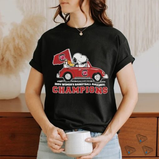 Snoopy and Woodstock South Carolina Gamecocks 2024 Women’s Basketball National Champions Shirt