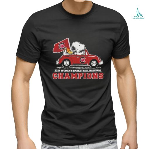 Snoopy and Woodstock South Carolina Gamecocks 2024 Women’s Basketball National Champions Shirt