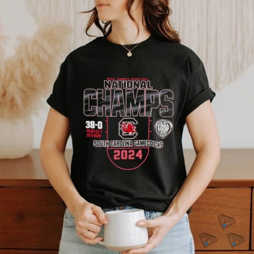 South Carolina Gamecocks 2024 NCAA women’s basketball National Champs 38 0 shirt