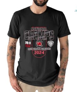 South Carolina Gamecocks 2024 NCAA women’s basketball National Champs 38 0 shirt