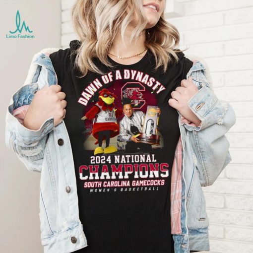 South Carolina Gamecocks 2024 National Champions Dawn Of Dynasty T Shirt