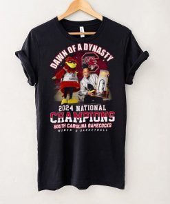 South Carolina Gamecocks 2024 National Champions Dawn Of Dynasty T Shirt
